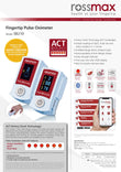 Specification sheet of Rossmax Oximeter SB210